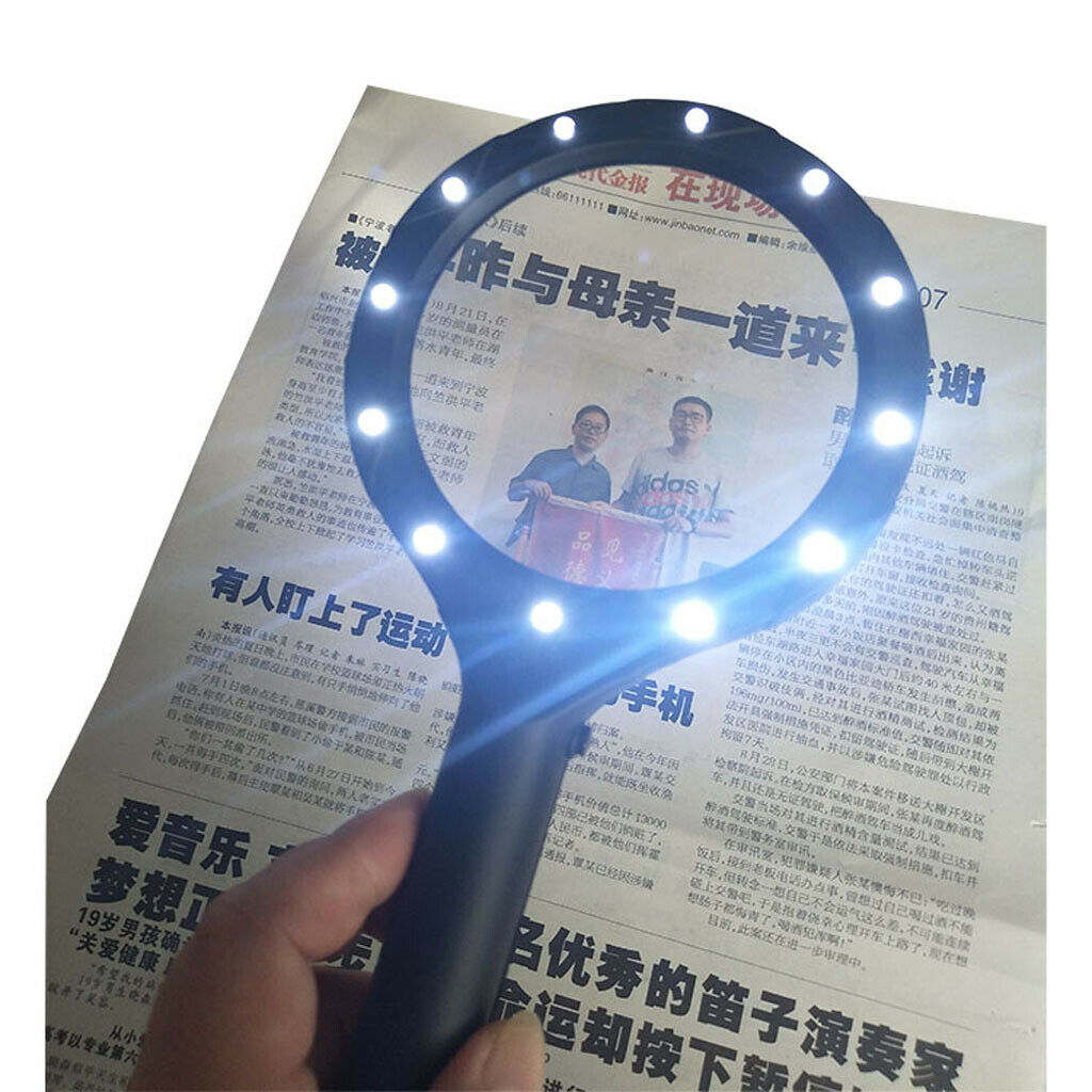 Handheld Magnifier Magnifying Glasses Loupe For Reading Jewelry 3X