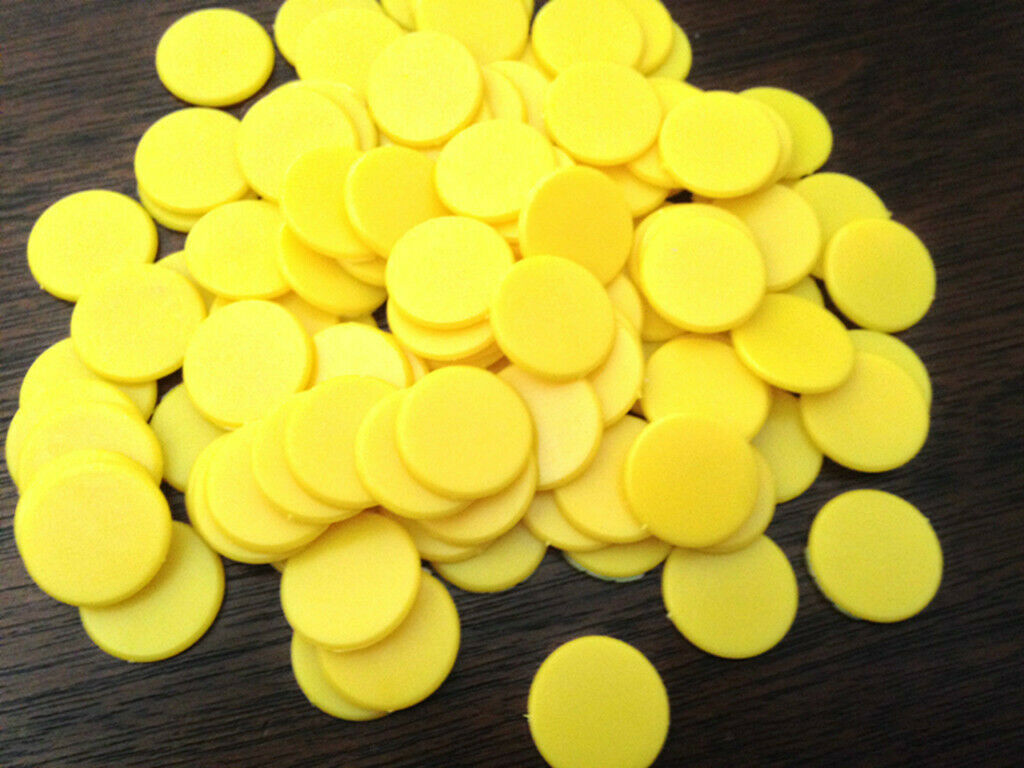 400pcs Assorted Round Board Game Counters Winks Numeracy Teaching Chips