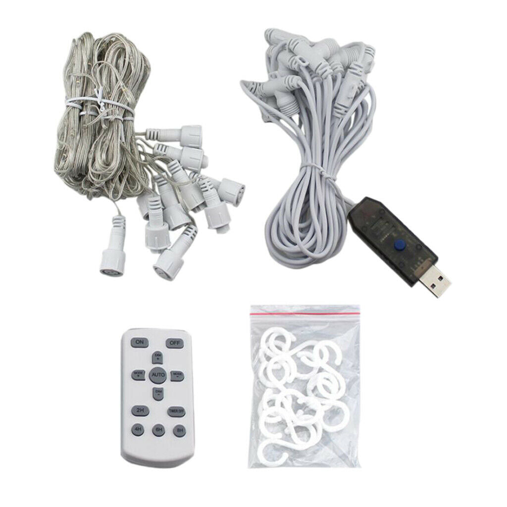 USB Curtain Lights Waterproof Curtain Light USB Powered Window Lights