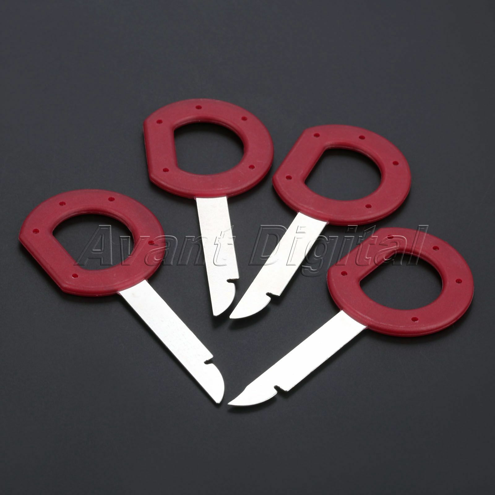 4Pcs Car Stereo Release Removal Keys Set Vehicle CD Radio Head Unit Tools