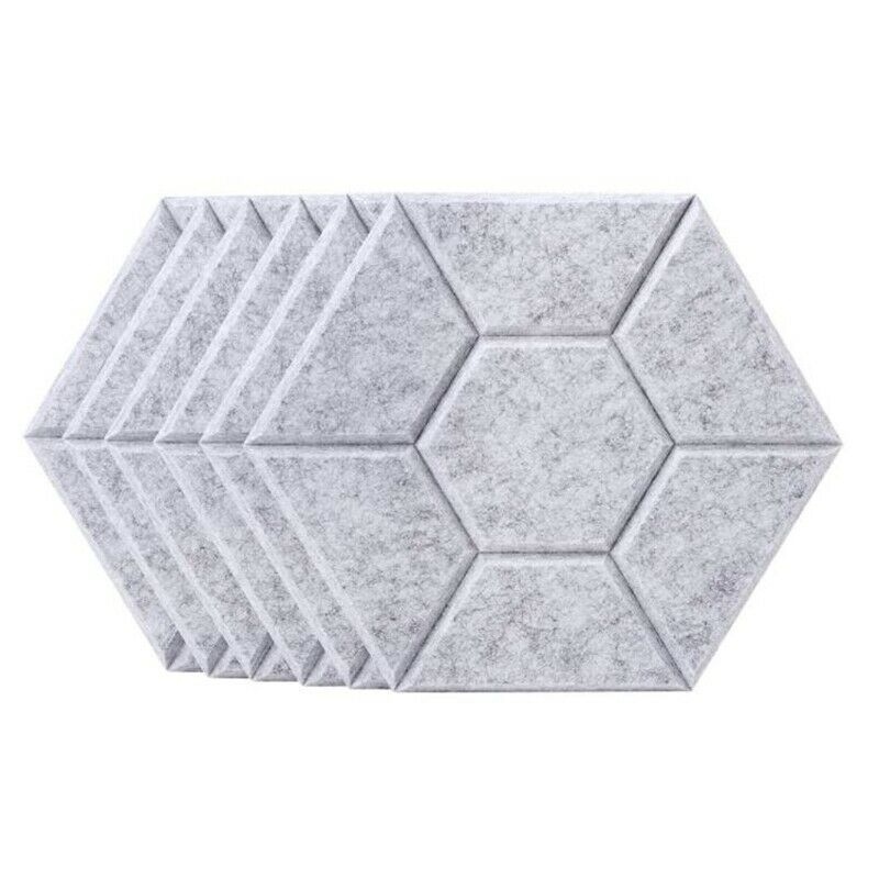 6 Pcs Acoustic Foam Panel Hexagon Acoustic Panels for Acoustic Treatment,BevC8B4