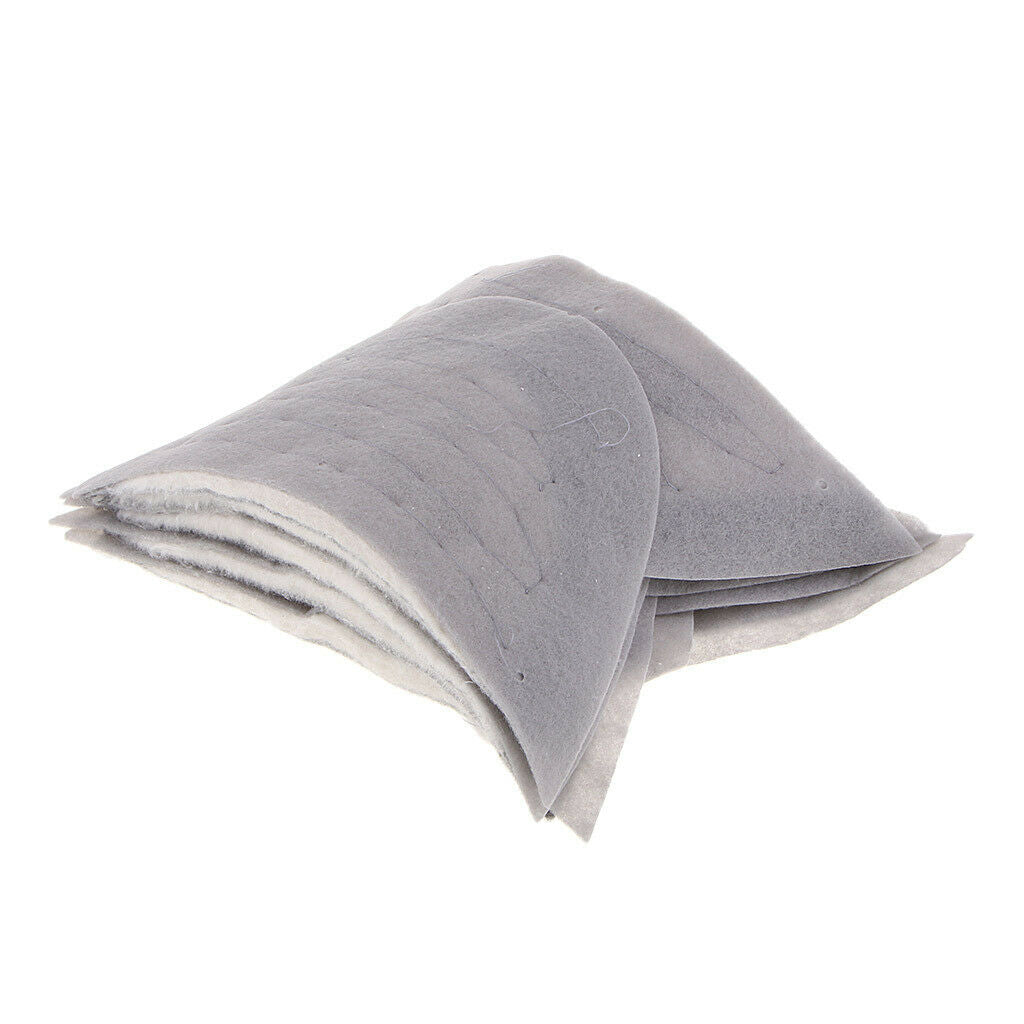 5 Pairs Cotton Shoulder Pads Clothes Sewing Accessories 01: Thickness 8mm