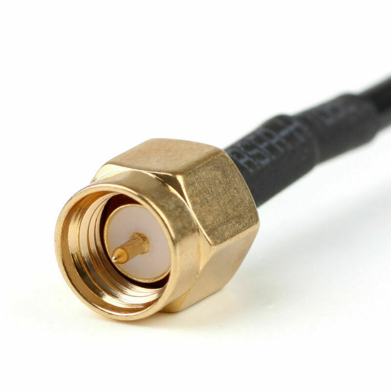 5x 20cm RG174 Cable SMA Male Plug To SMA Female Jack Bulkhead Coax Pigtail 8in
