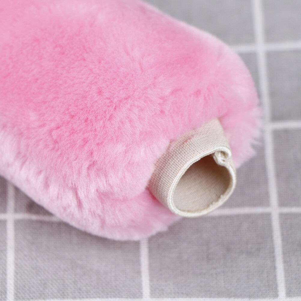 3Pcs/set Winter pink soft warm plush car steering wheel cover handbrake coversBD