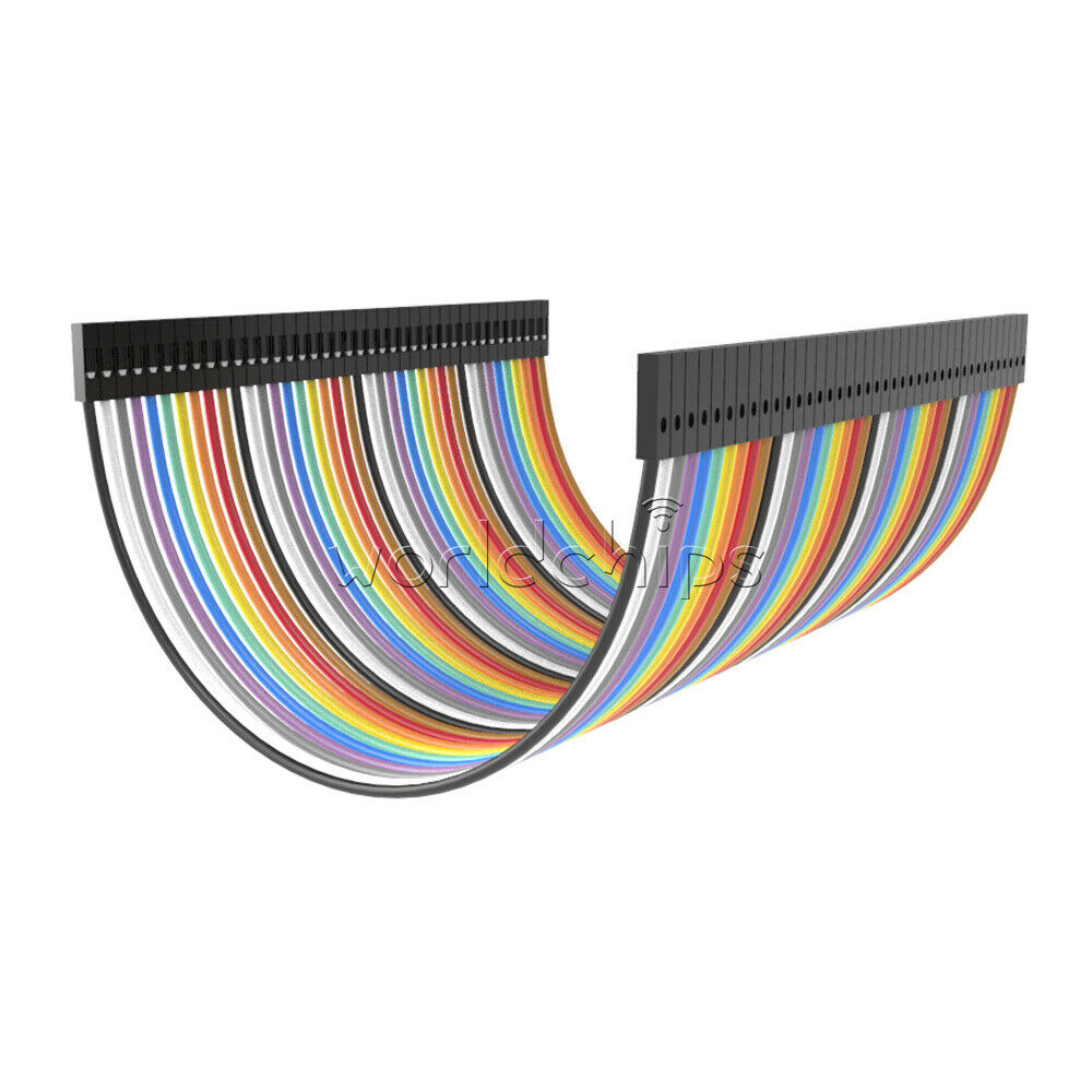 40PCS 10cm Dupont Wire Jumper Cables  Female To Female 1P-1P For Arduino