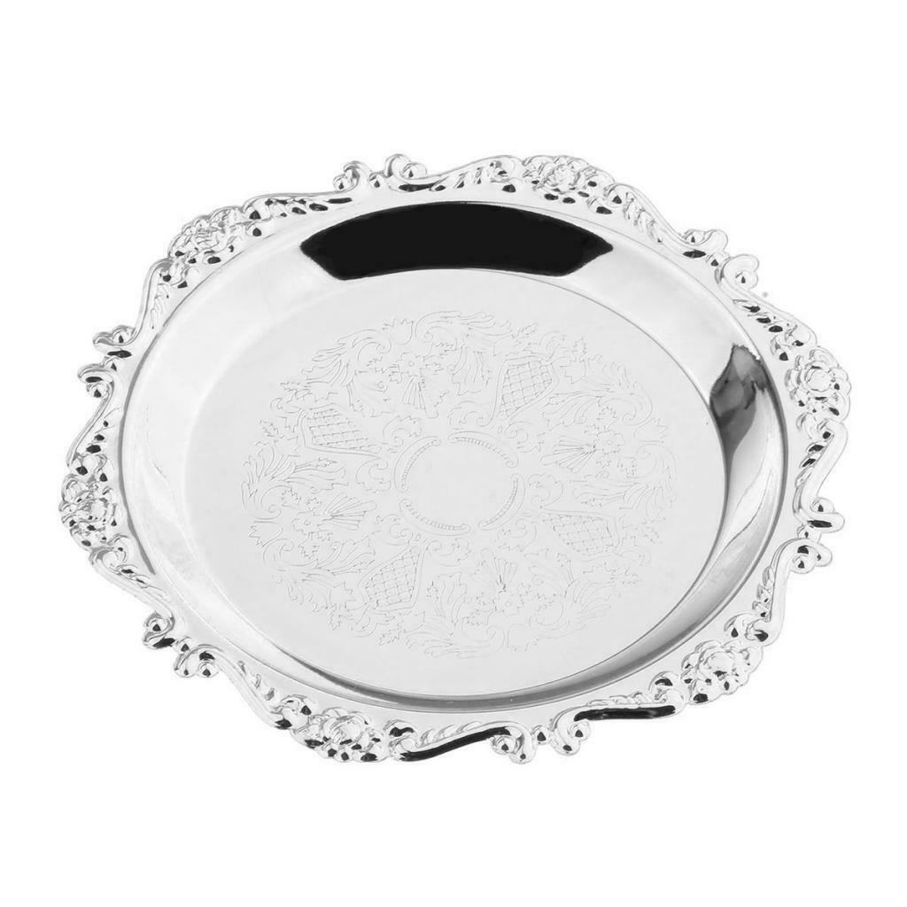 2x European Style Cakes Plate Spaghetti Plate For Home Wedding Decoration