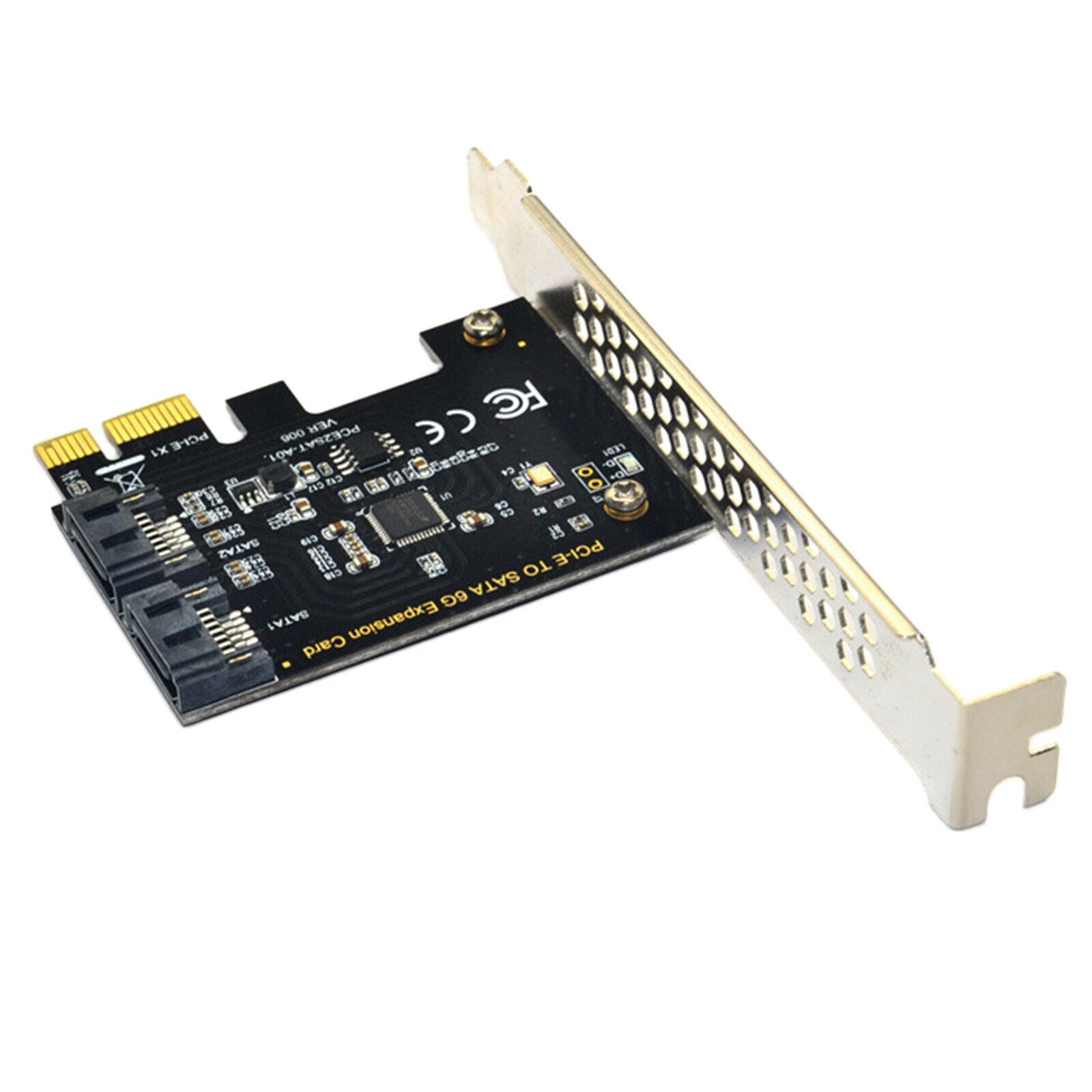 PCI-E PCI Express X16 to SATA3.0 2-Port III 6G Expansion Card for PC Desktop