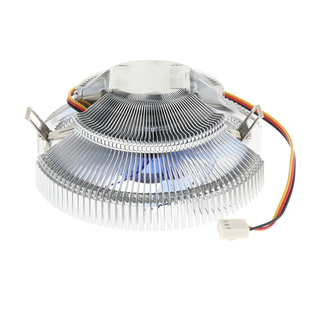 Universal Computer CPU Cooler Heatsink 112*110*57mm Fan w/ LED Radiator for