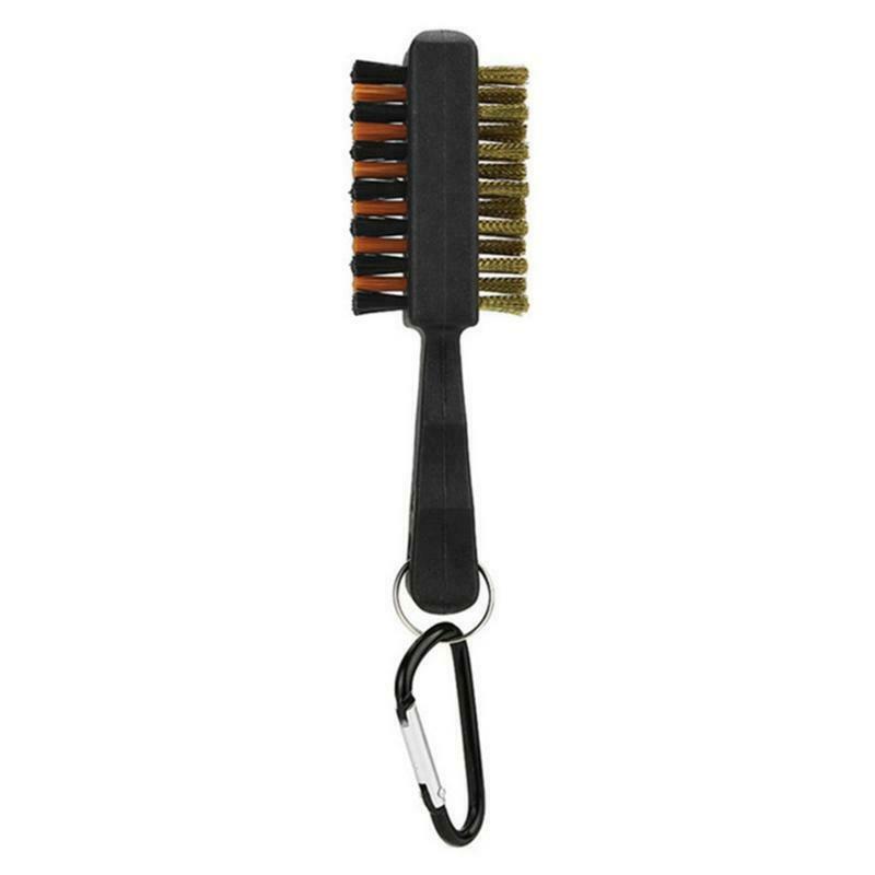 Golf Club Brush Golf Portable Dual Sided Handle Groove Cleaner Cleaning Brush