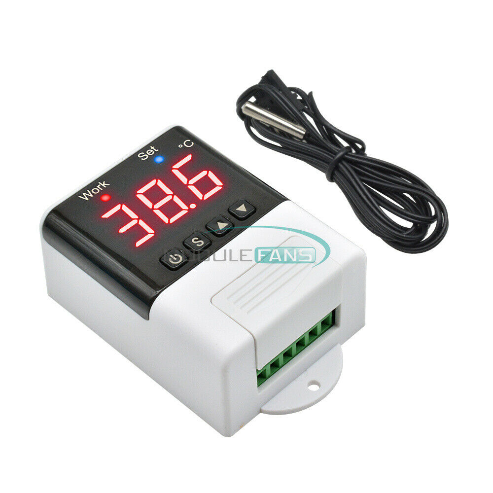 DTC1000 Digital AC 110-220V Temperature Controller Thermostat w/ LED Display