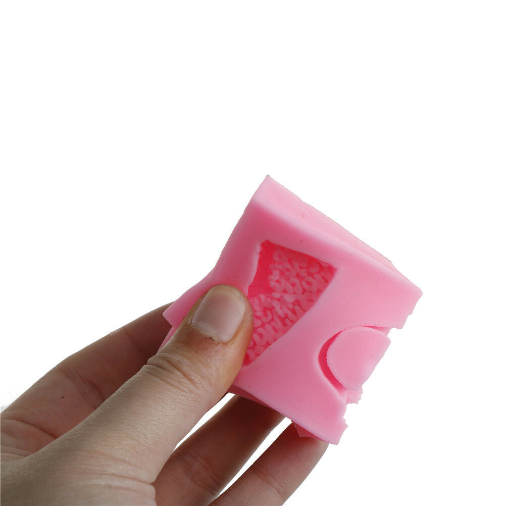 Vivid Wallet Handbag Purse Silicone Fondant Soap Cake Mold Cupcake Candy .l8