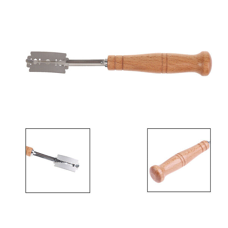 Bread Baking Tool Set Danish Dough Whisk Plastic Dough Scraper for HomemadeJ_DD