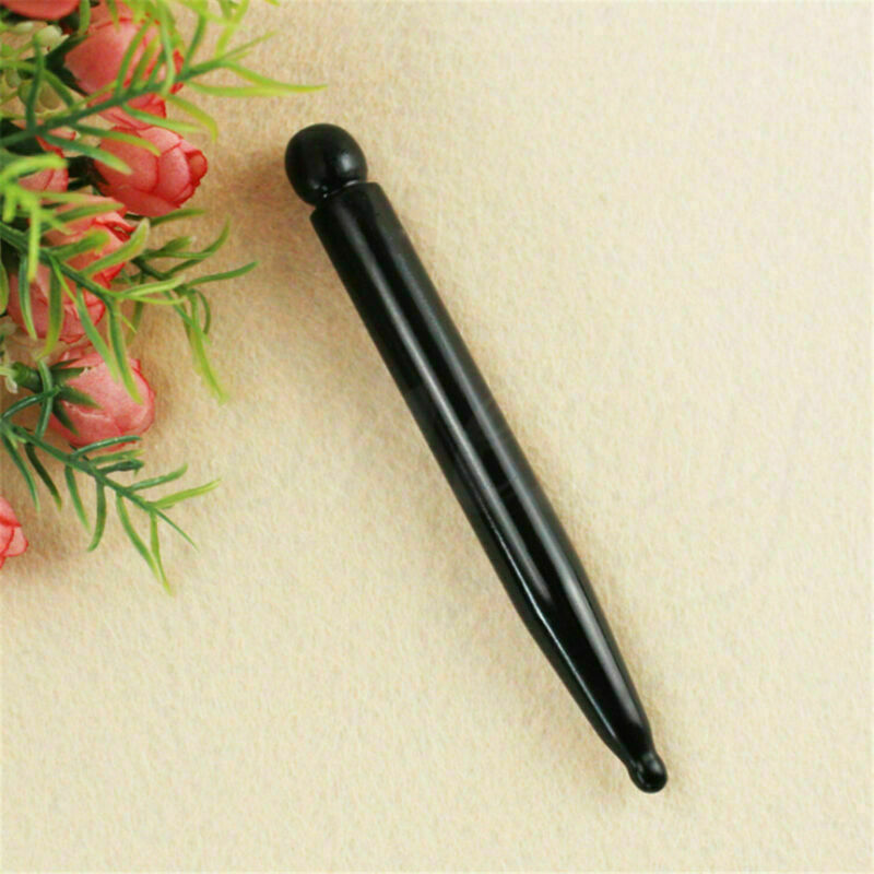 Black Natural Bian Stone Needle Massage Stick Wand Gua Sha Acupoint Acupuncture