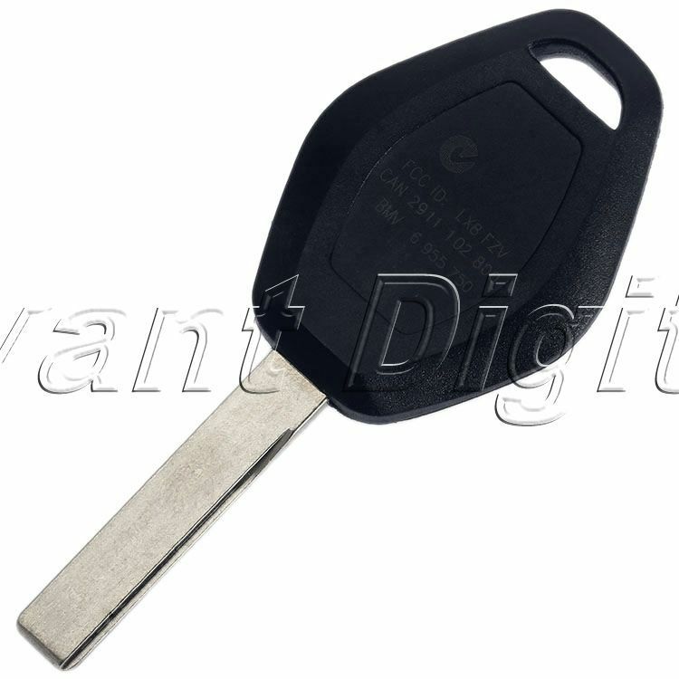 Replacement Keyless Entry Blank Uncut Blade Remote Key Fob Shell Case For