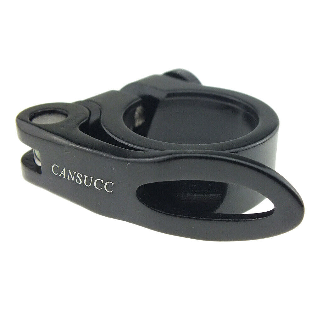2Pcs Bike Seat Post Clamp 30mm Aluminum Alloy Seat Tube Clip Bicycle Quick