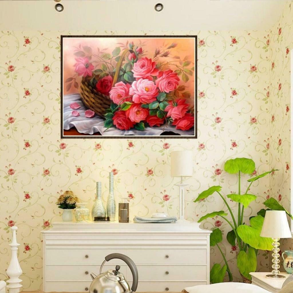 Flower DIY 5D Diamond Painting Embroidery Cross Stitch Kit 4#