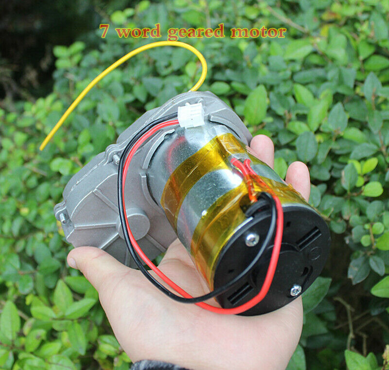 1pcs AC 220V rectifier geared motor 7-shaped high-power permanent magnet DC 300W