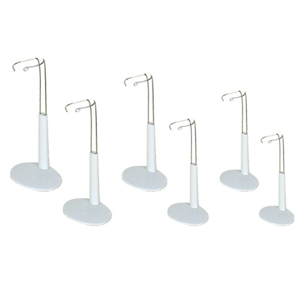 6 Pieces Adjustable 8-33cm Display Holder Support Stand for Hot Toys Figures