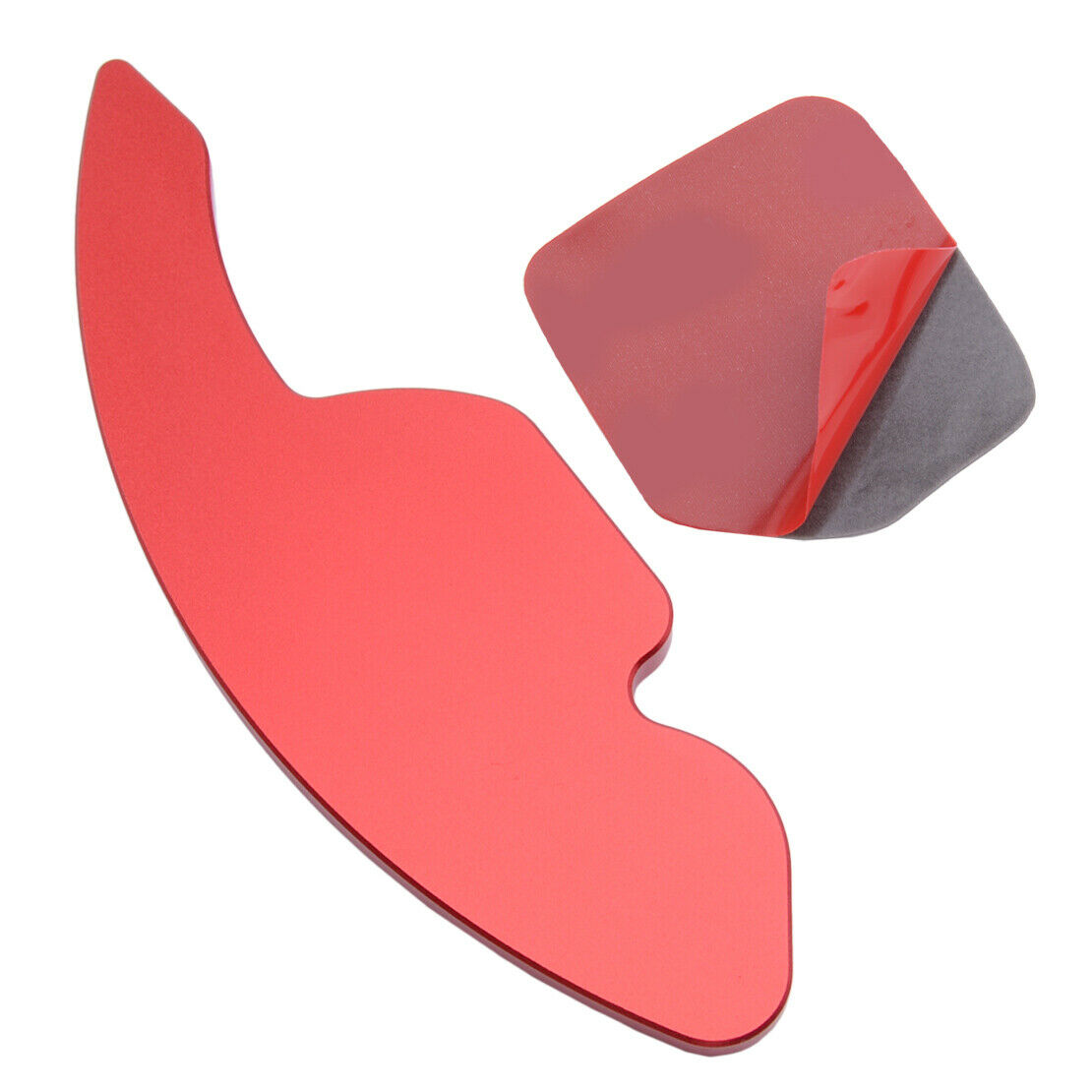 Red Car Steering Wheel Shift Paddle Shifter Trim Cover Fit For Audi S4 SQ5 Q3 Q5