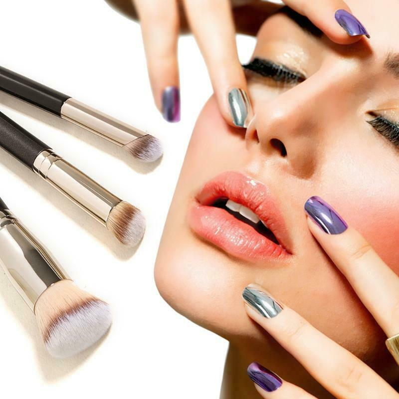 3Pcs Professional Makeup Brush Set for Powder Foundation Concealer Bronzer