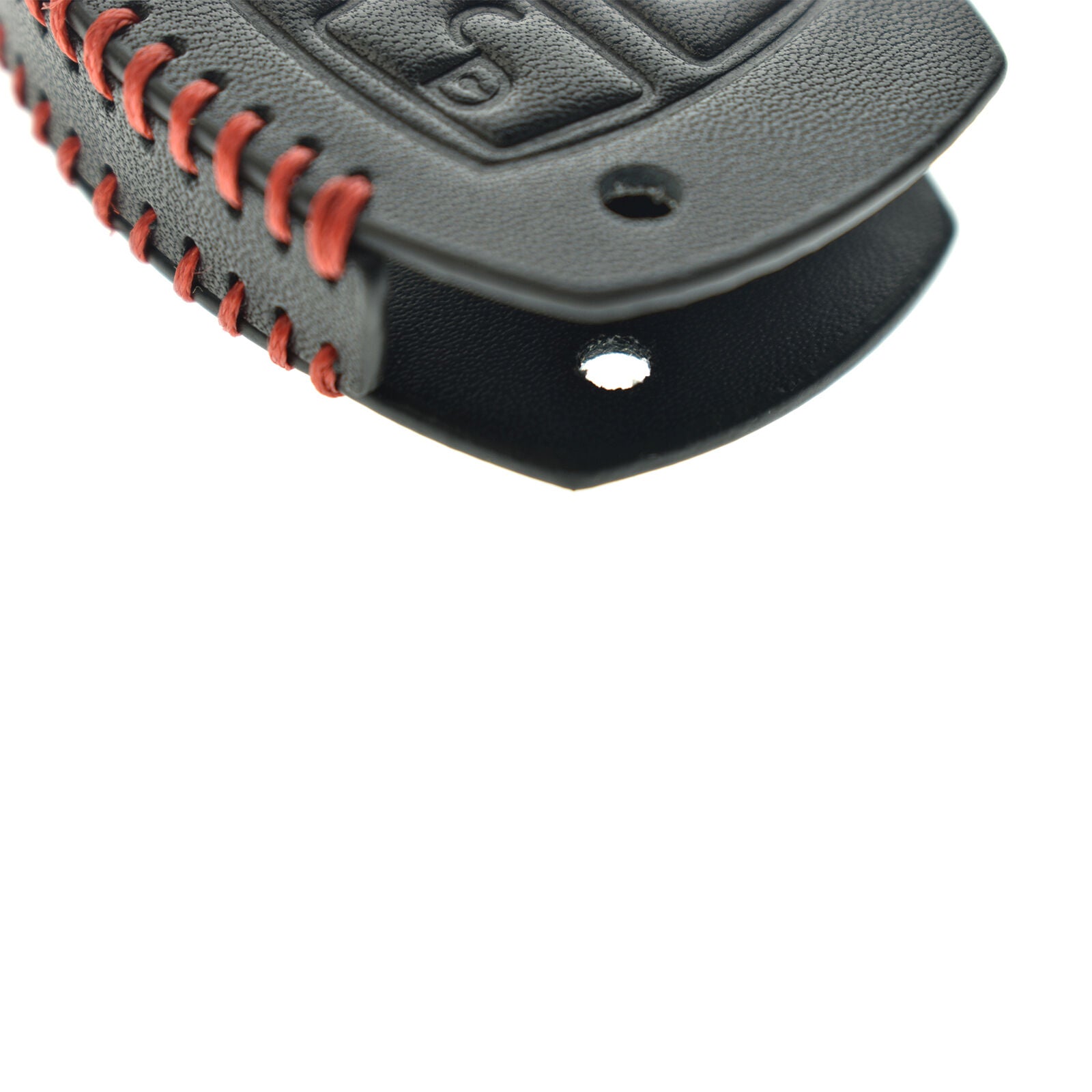 Leather Car Key Fob Case Cover Holder Bag For Mercedes Benz Remote 3 Buttons