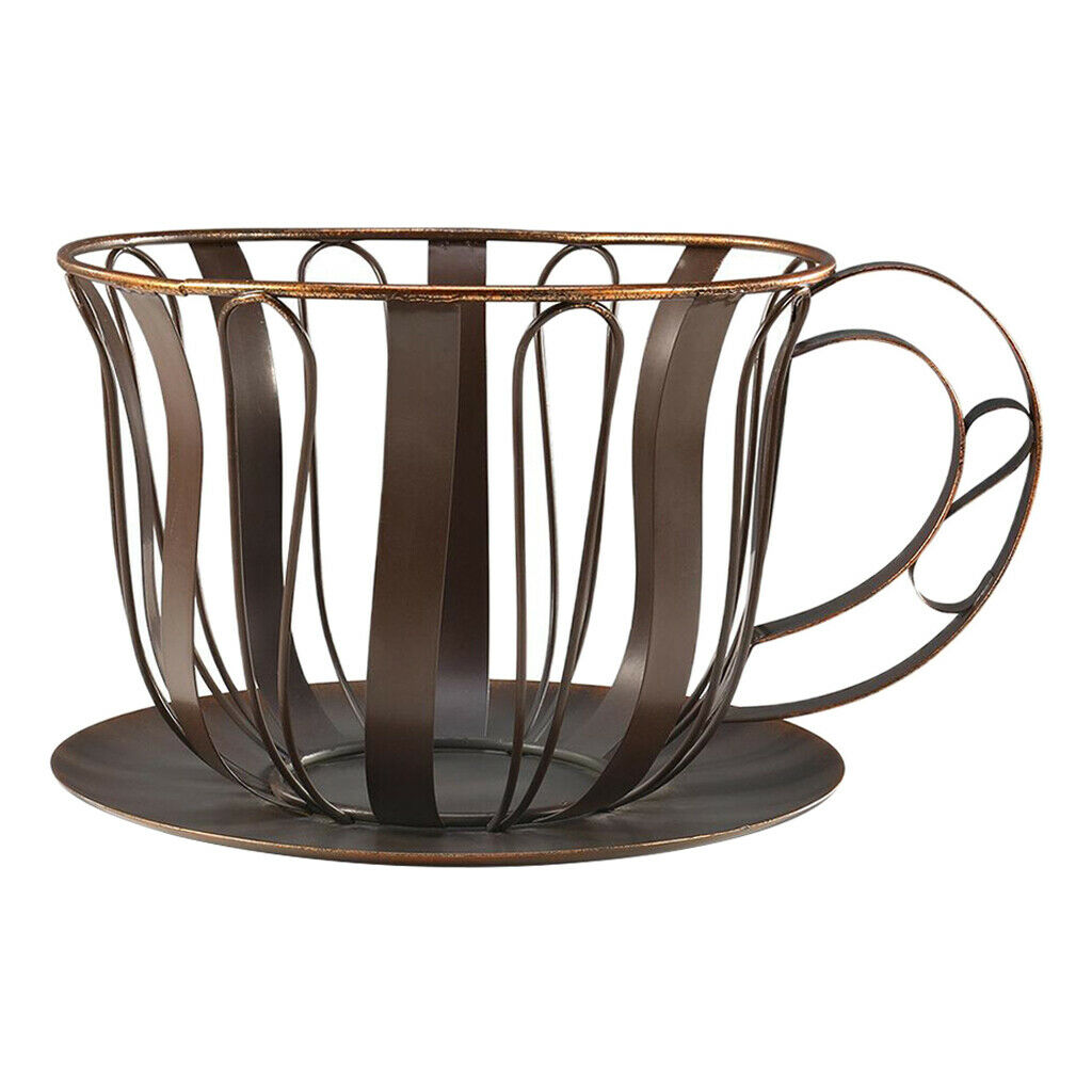 Coffee Pod Holder Large Capacity Fruit Organizer Container Kitchen Office
