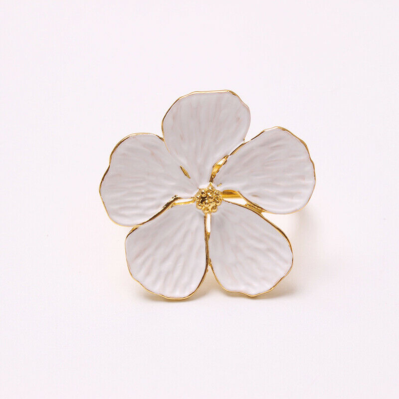 Wedding simple plum napkin napkin 5 petals lucky flower napkin ring napki.l8
