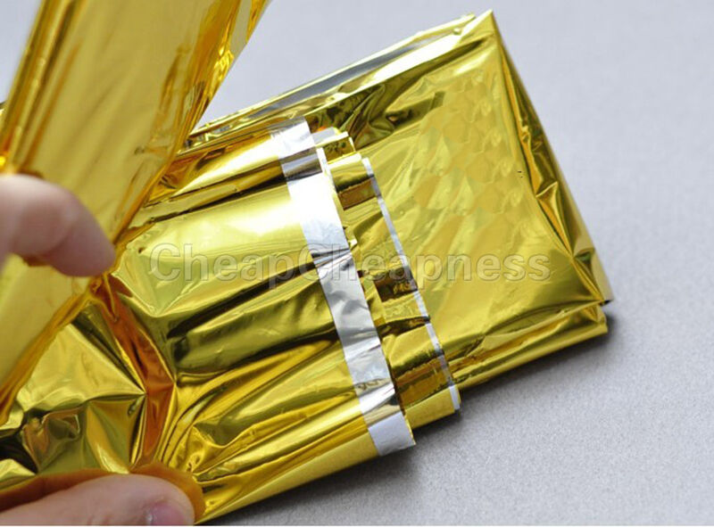 Emergency Solar Space Blanket Survival Safety'First-Aid Insulating Mylar ThermDD