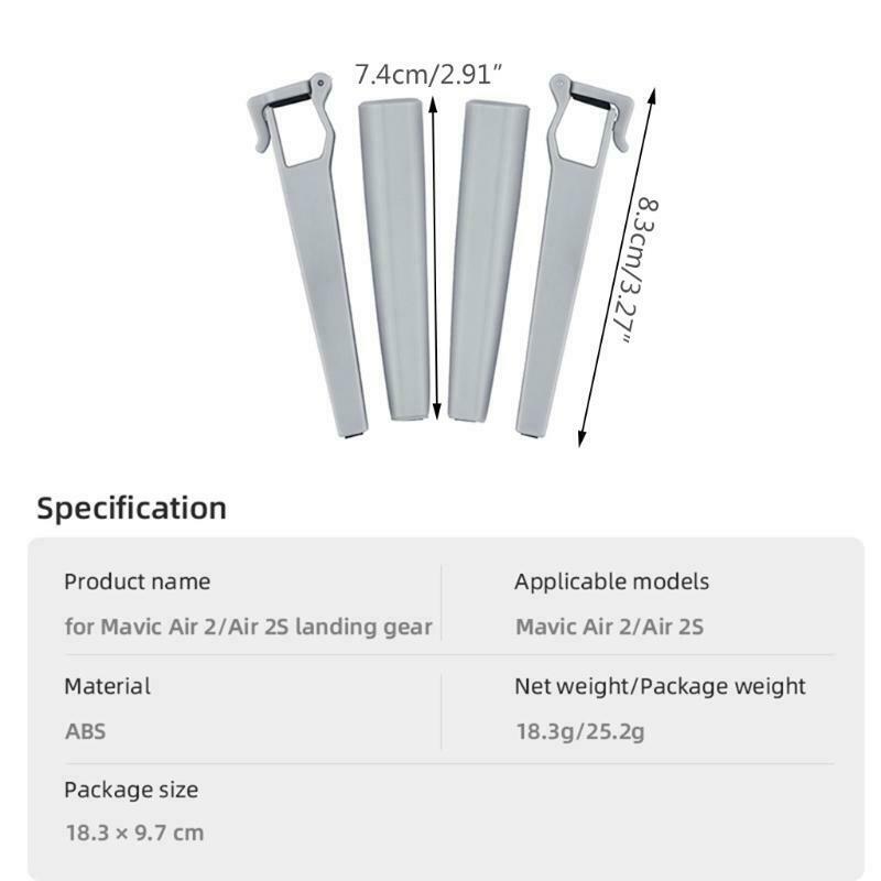 For Mavic Air 2/2S Drone Accessories Leg Increase Height Extender Support