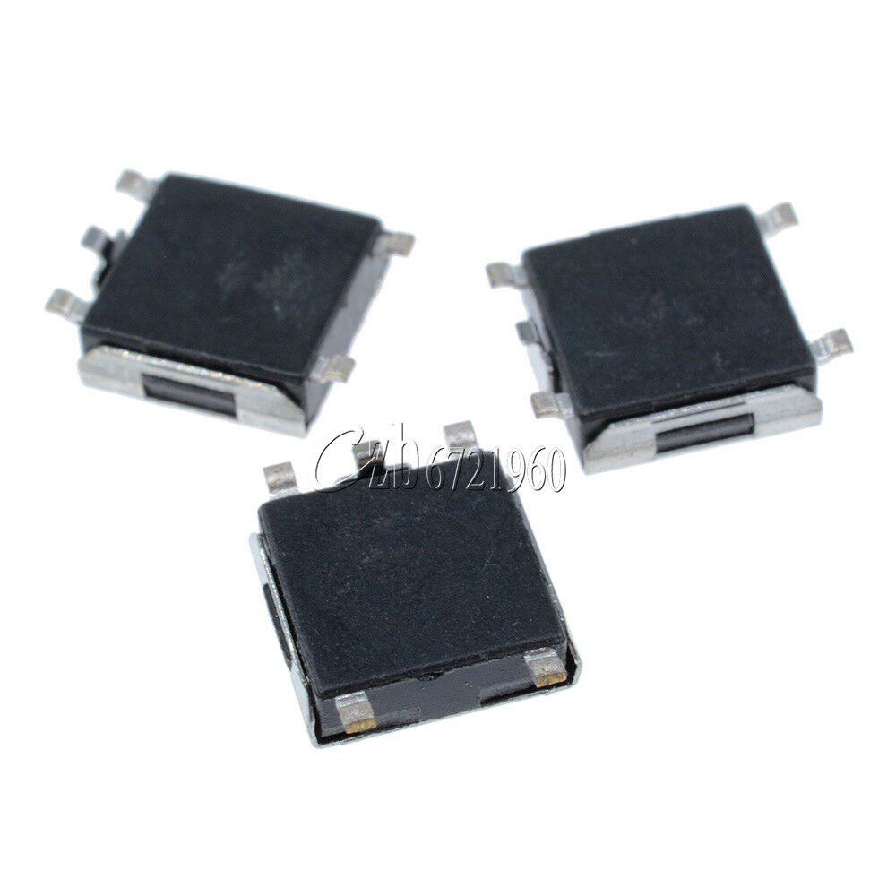 100pcs 6x6x2.5mm Tactile Push Button Switch Tact Switch Micro Switch 4 Pin SMD
