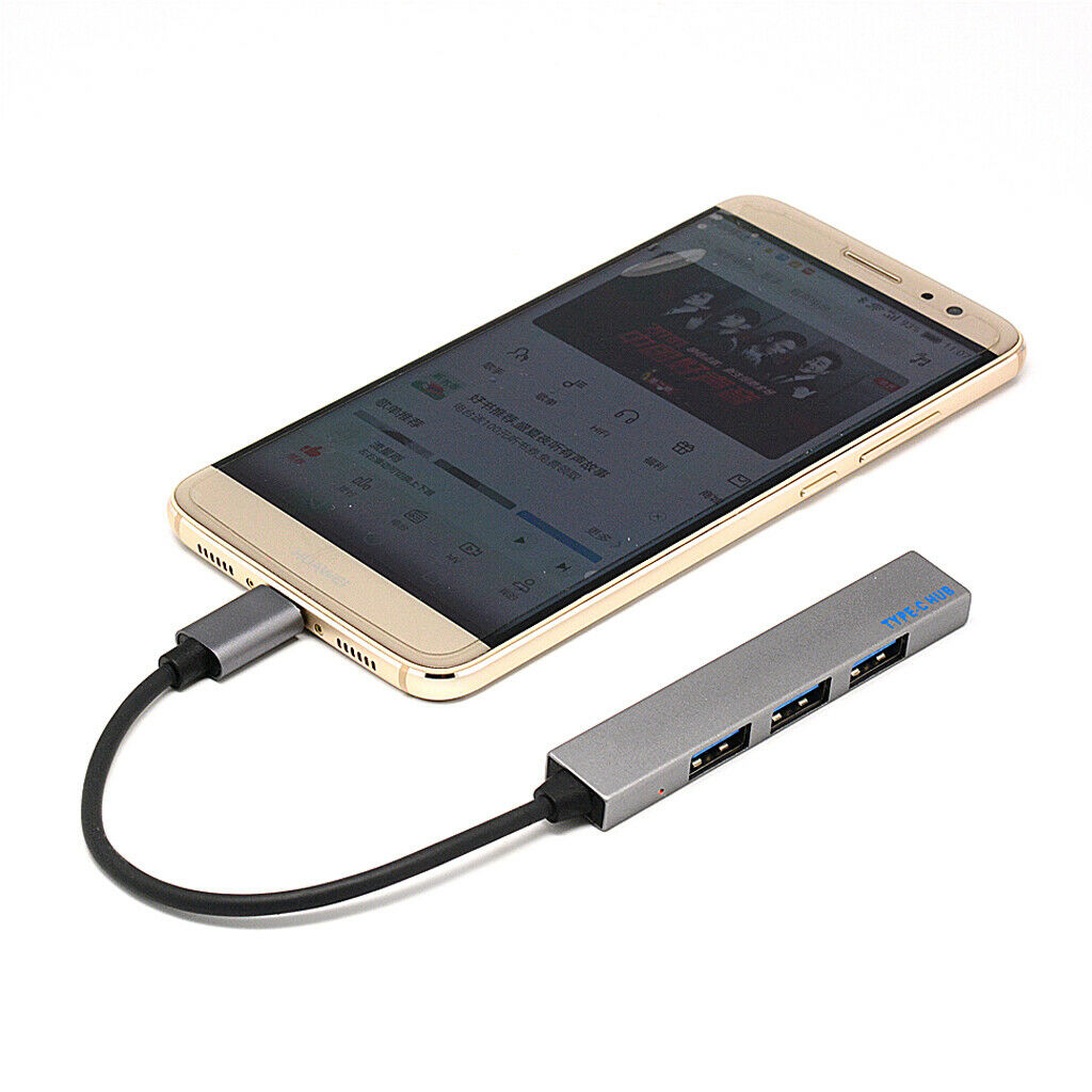 USB C Hub Type C USB 3.1 To USB 2.0 4Ports Card Reader Adapter Hub