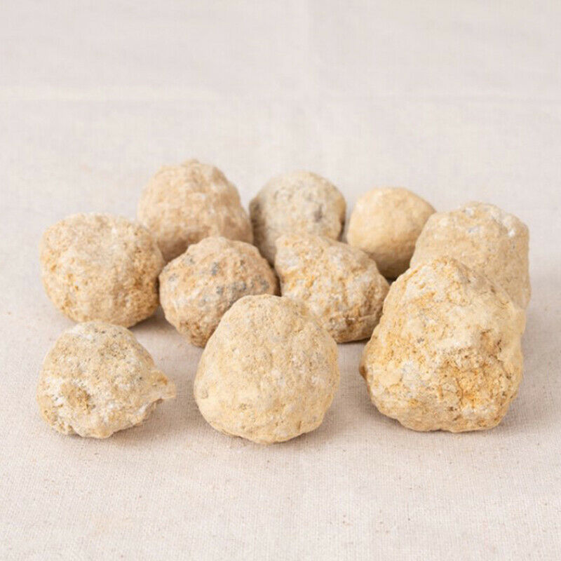 Geode Agate Raw Crystal Mineral Crystals Natural White Stone Cavity Irreg.l8