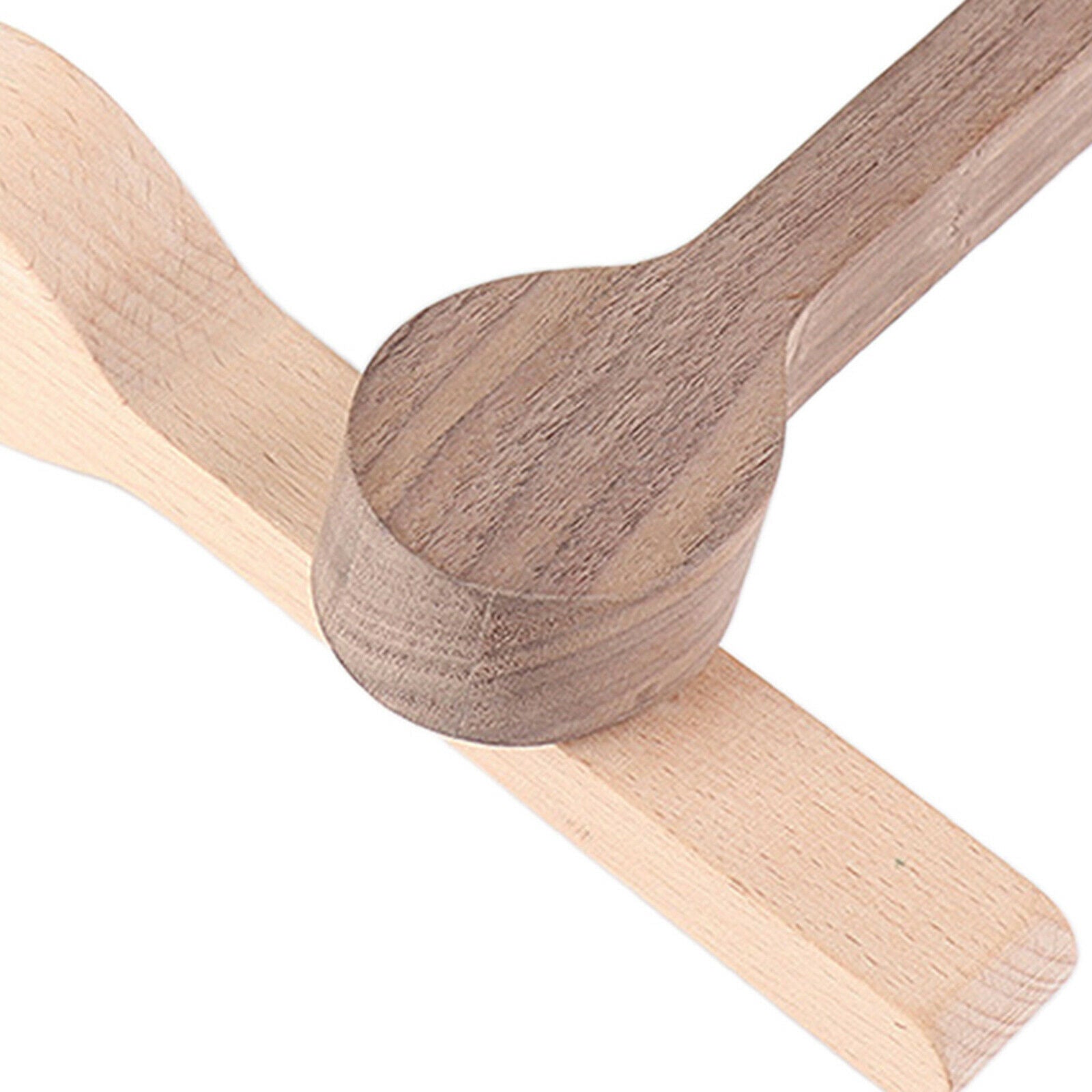 2 Pieces DIY Wood Spoon Mold Funny Sculpture Creative Material for Kids