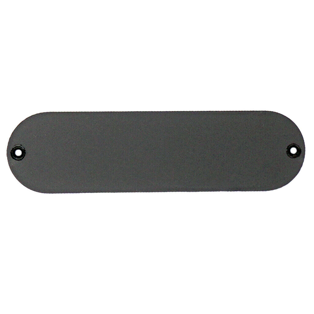 Black Guitar Back Plate Tremolo Cavity Cover for Electric Guitar Part 5.31x1.46