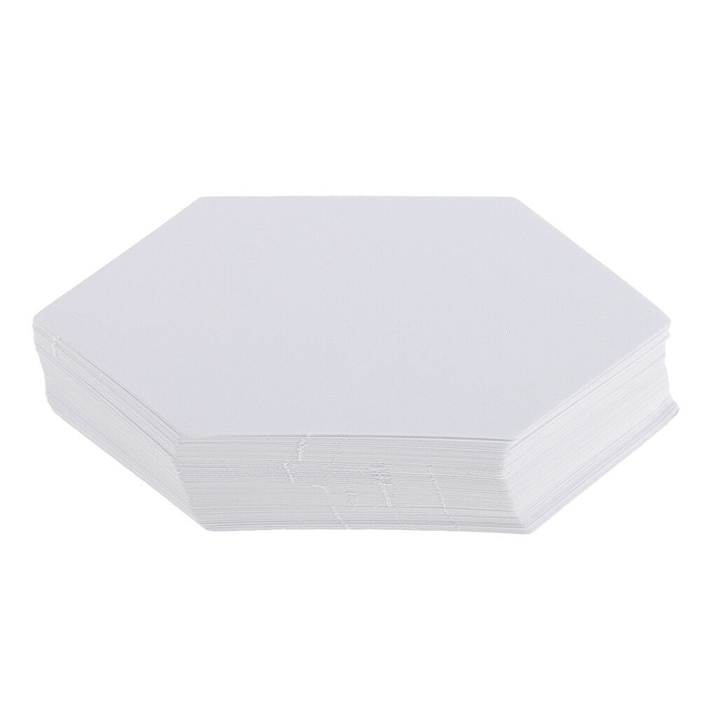 100pcs Hexagon Paper Quilting Template for Patchwork Sewing Craft 79mm