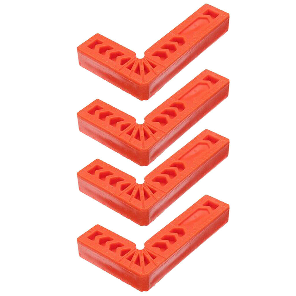 4x Square Positioning Squares Right Angle Square Ruler Corner Flange