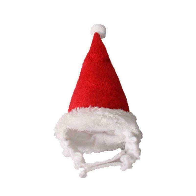 Small Animals Pet Santa Claus Hat Rabbit Hamster Guinea Pig Rats Christmas Cap
