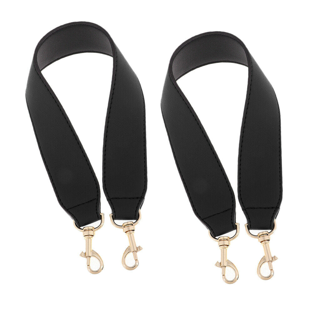 2 Pieces PU Leather Purse Straps Replacement Handbags Handles Shoulder Bag