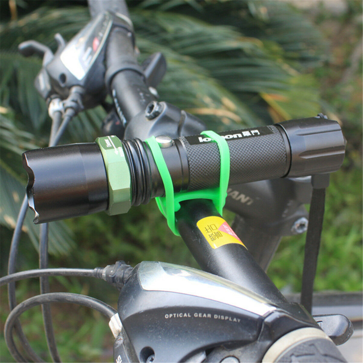 Universal Bike Handle Bar Holder Mounting For Flashlight  Torch Black-P XC