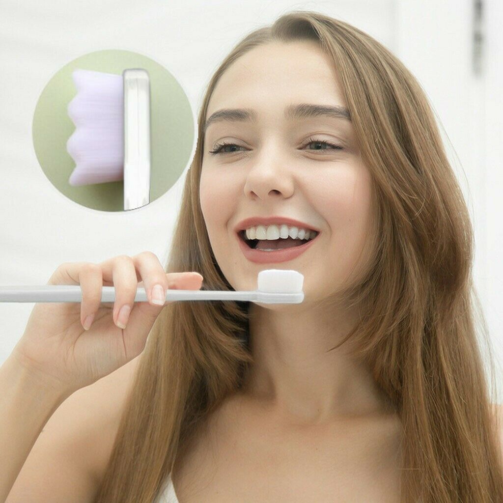 Million Fiber Toothbrush Ultra-fine Soft Hair Wave Nano Eco-friendly Brush