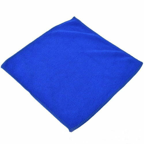 9.84"x9.84" Mixed Color Microfiber Car Cleaning Towel Kitchen Washing Polishing