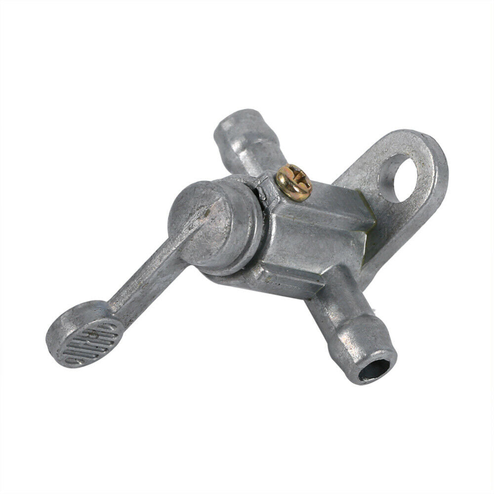Valve Petcock 5/16 In-Line Straight Fuel Gas Shut Cut Off Tackle For Motorcycle