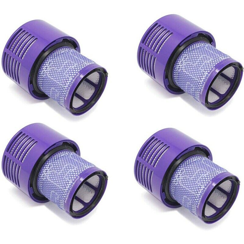 Techypro 4-Piece Replacement Filter for Dyson V10 Series Vacuum Cleaners, PartX1