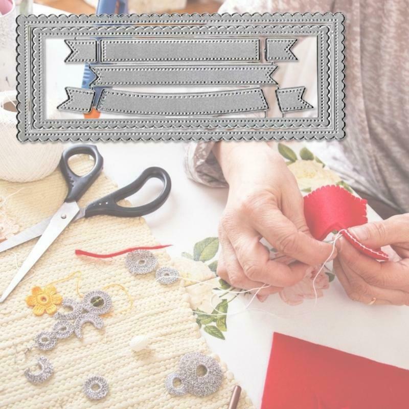 Lace Frame Background Set Carbon Steel Cutting Dies DIY Scrapbooking Photo Album
