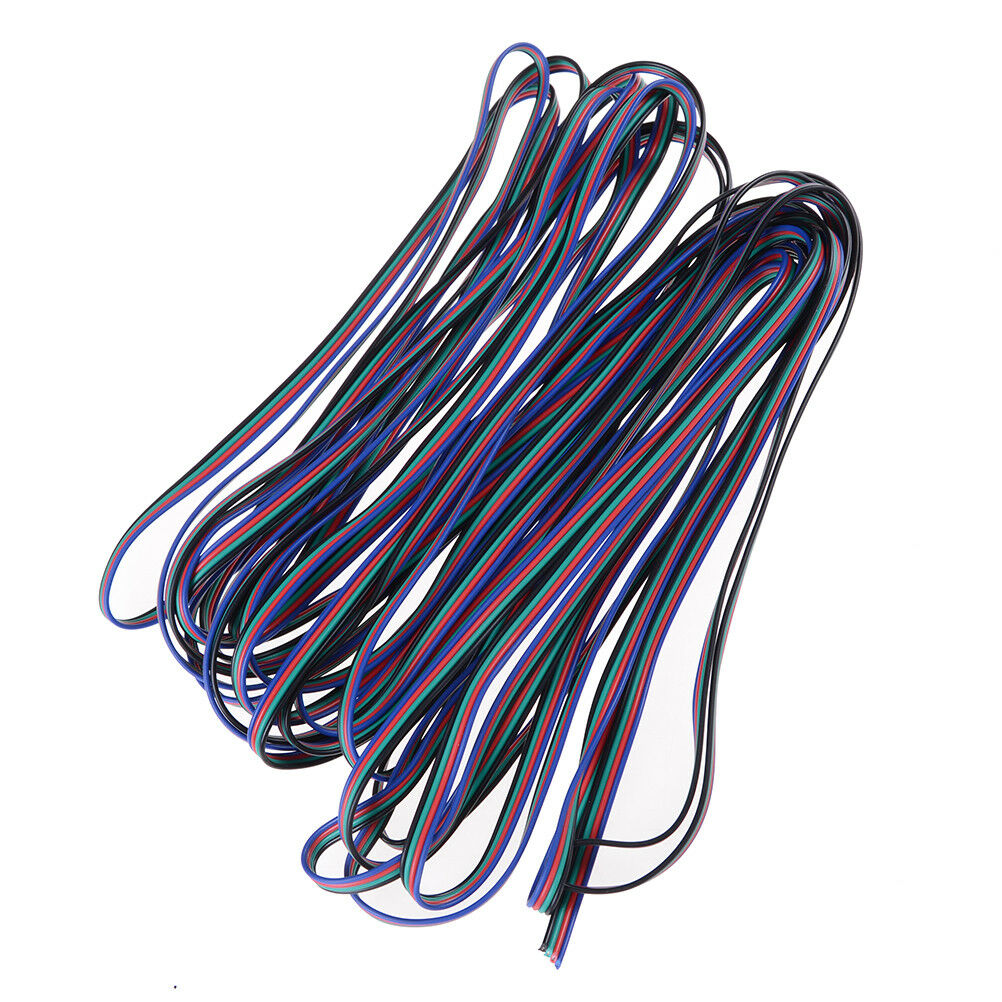 10m 4-PIN 22AWG RGB Extension Wire Cable Cord for 3528 5050 RGB LED Strip P Ad