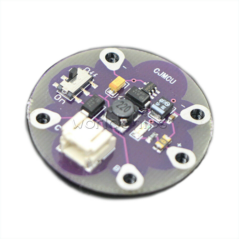 LilyPad LiPower Lithium Battery boost Power step up Battery Module 5V output new