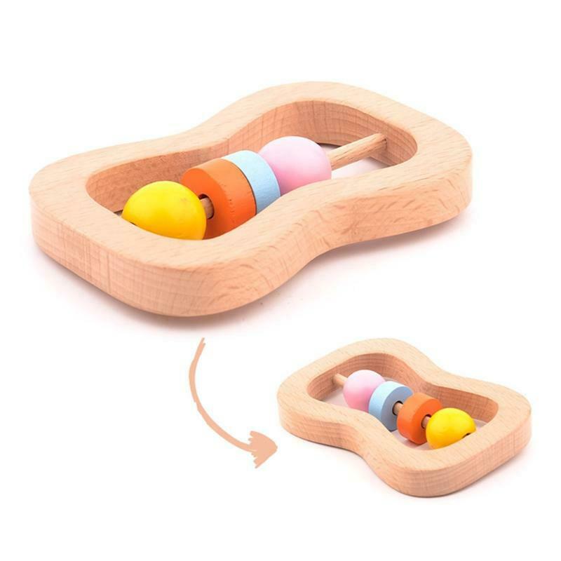 Kids Finger Training Baby Rattle Kids Behavior Correction Wooden Toys