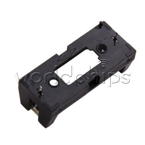 5PCS CR123A Lithium Battery Holder Box Clip Case w/ PCB Solder Mounting Lead