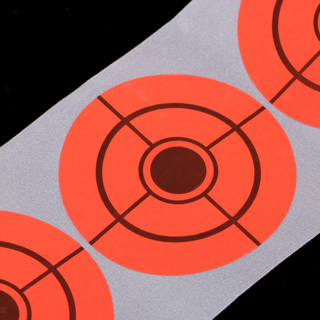 250pcs Target Paper Round Adhesive Target Roll for Archery Shooting Hunting
