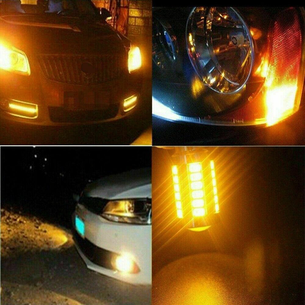 2x 3157 Switchback LED Front Turn Signal Light Bulb for Dodge Ram 1500 2500 3500